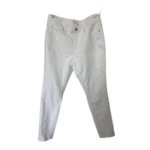Time And Tru Women's White Skinny Jeans